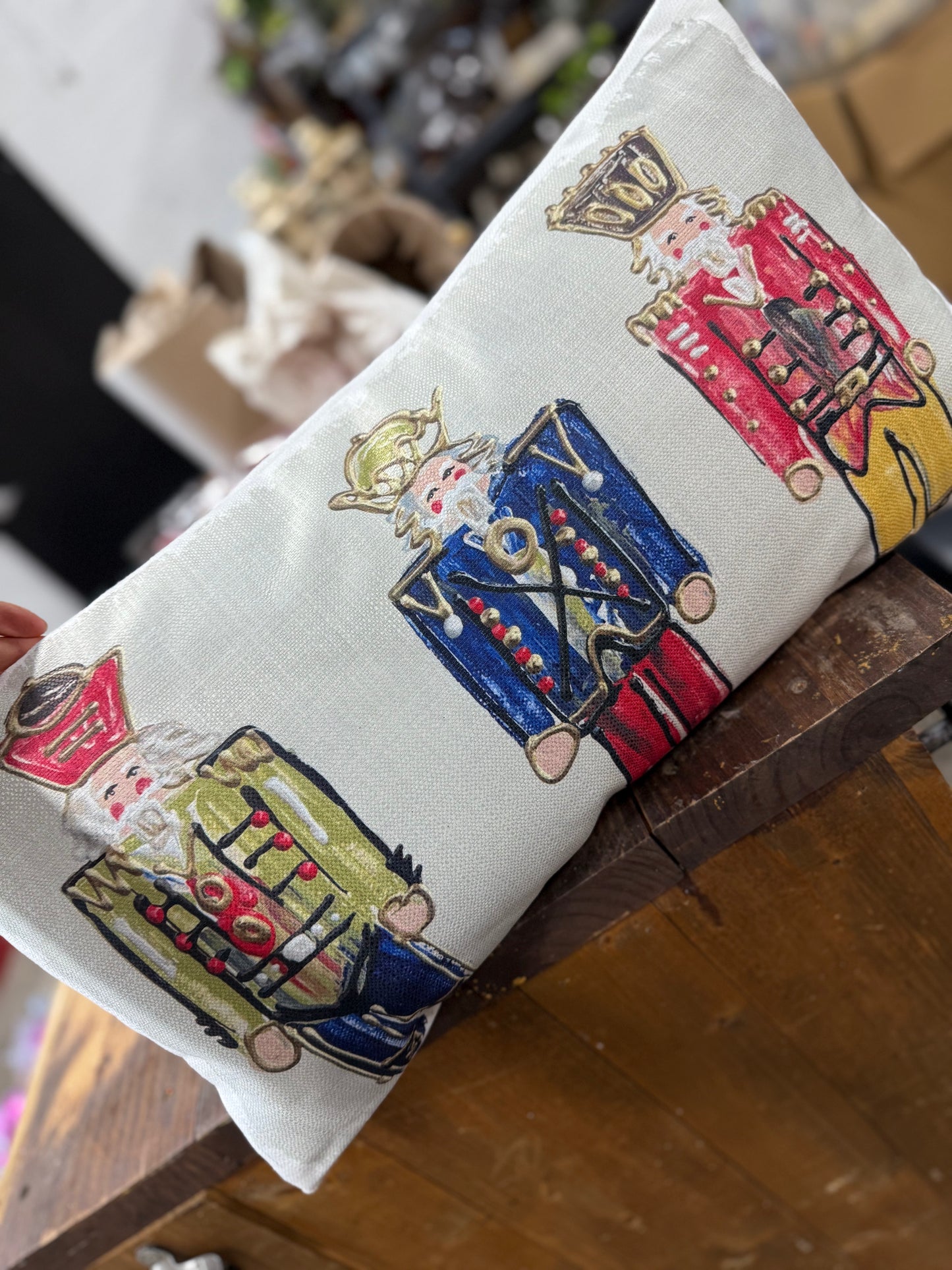 Nutcracker Lumbar Pillow