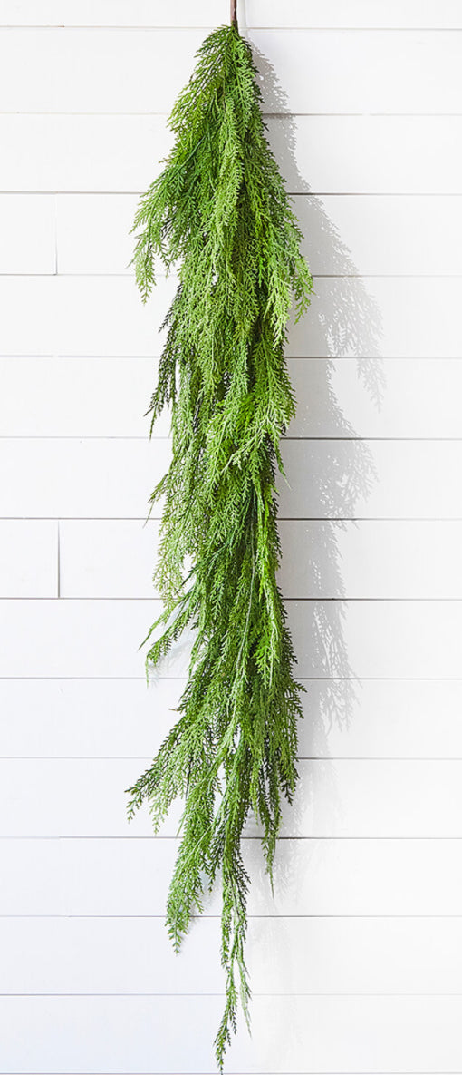 48” Real Touch Lebanon Cedar Dripping Garland (#4)