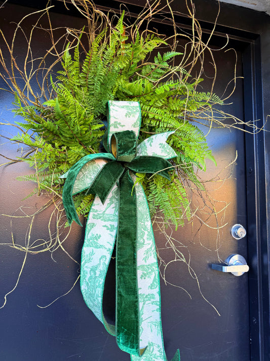 “Emerald Fern Estate” Wreath