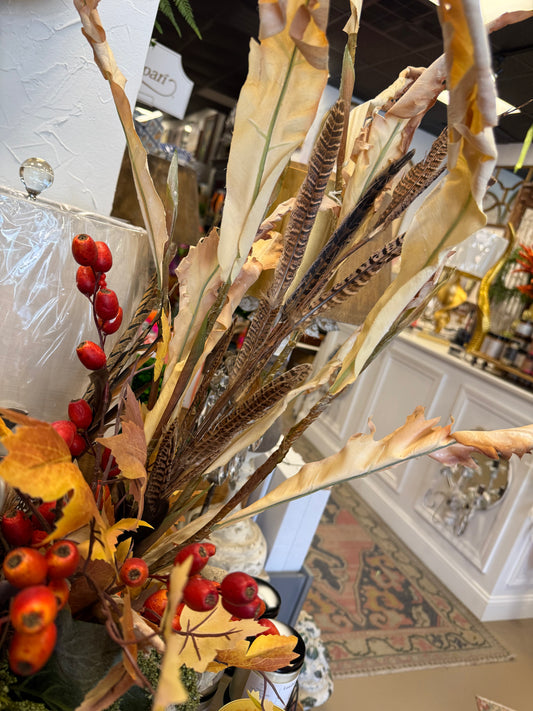 30” Pheasant Feather Stem