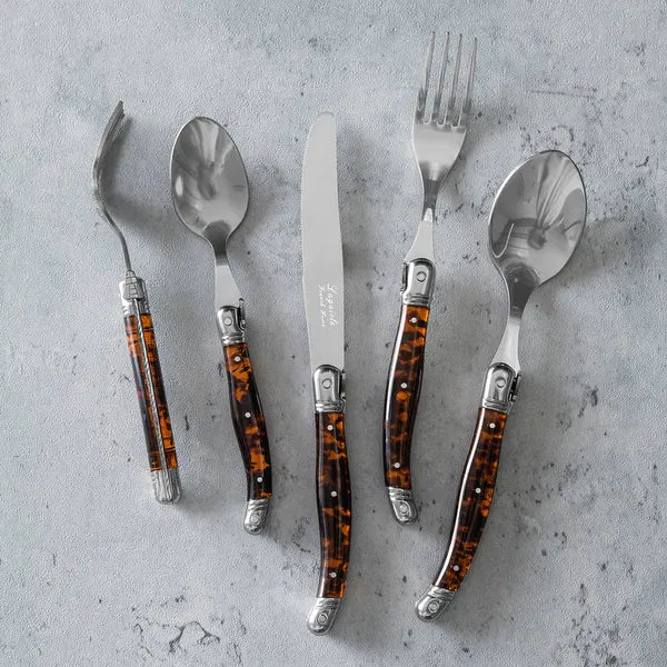 French Home Laguiole Connoisseur 20-piece Flatware Set