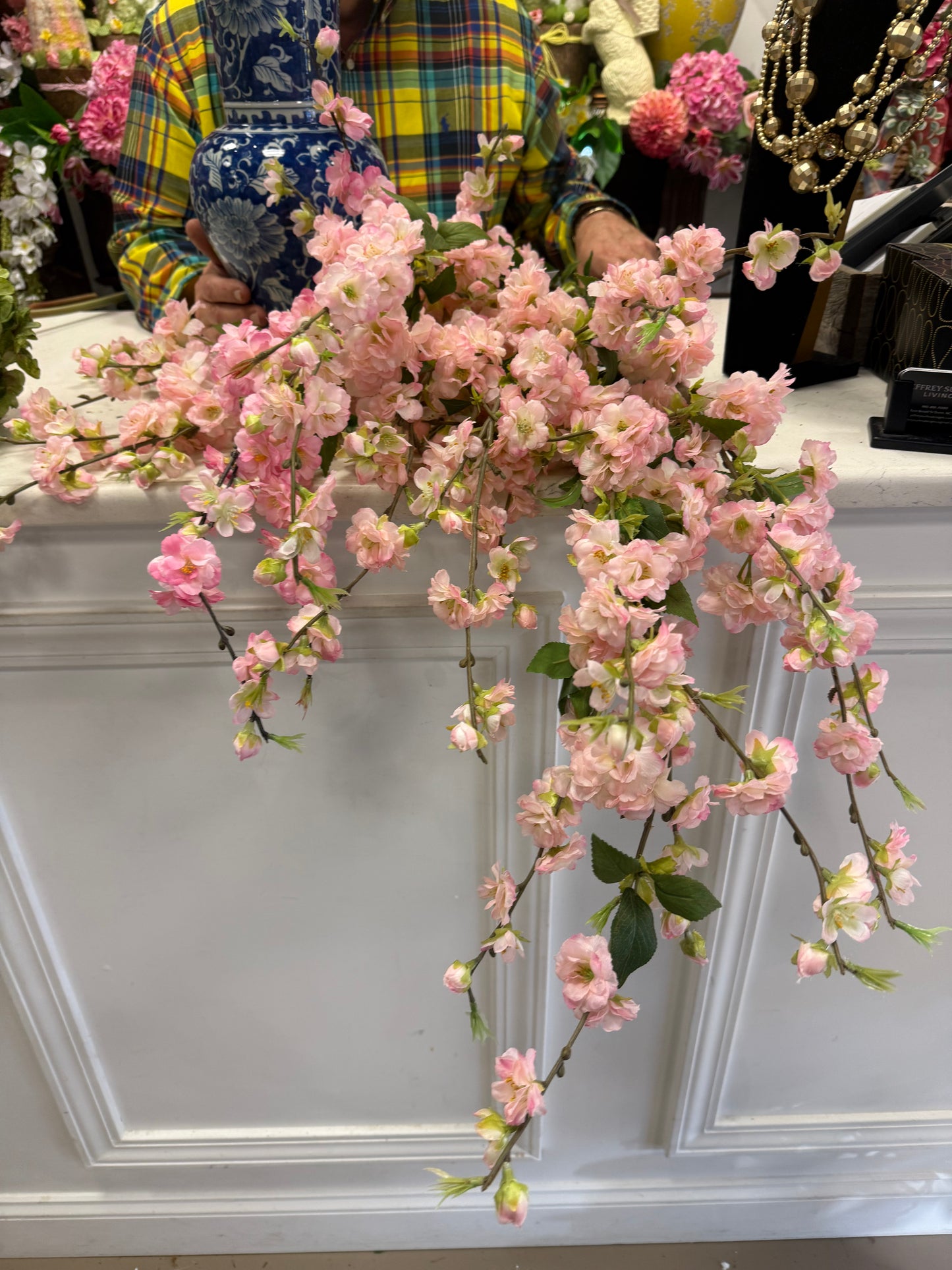 48” realistic Pink Cherry Blossom