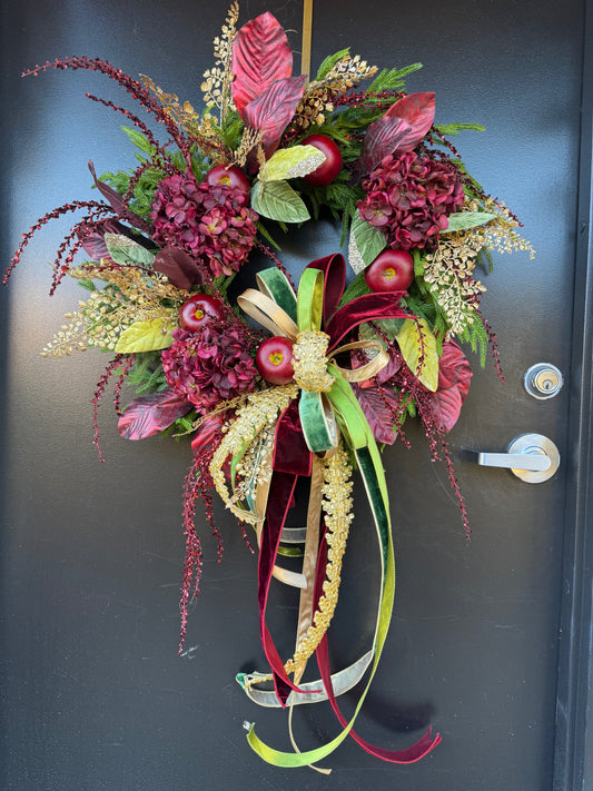 “Glitzy Granny” Christmas Wreath