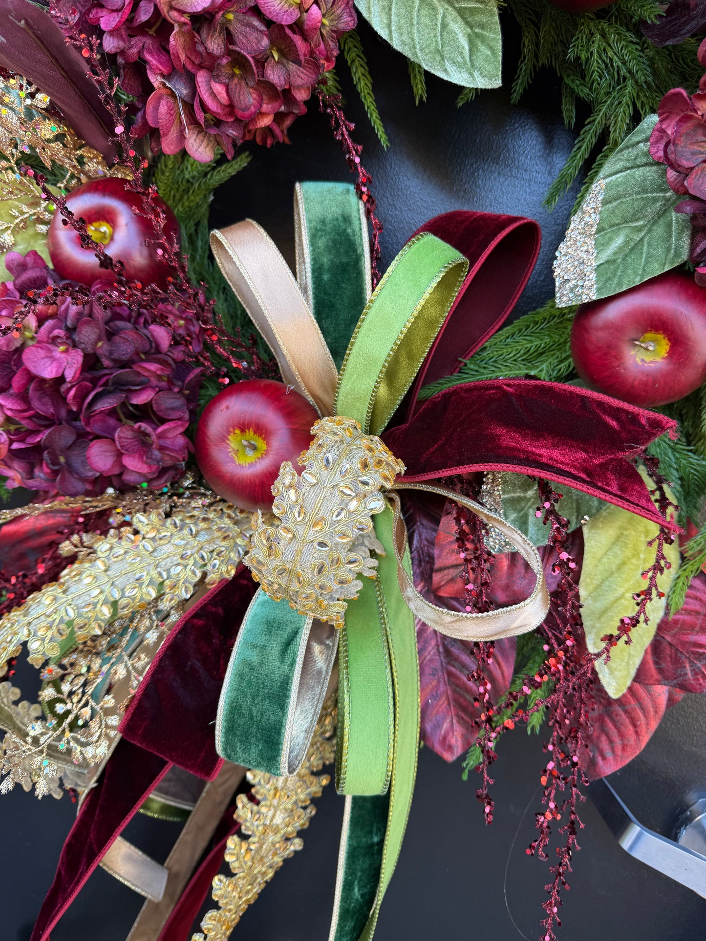“Glitzy Granny” Christmas Wreath