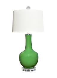 Berry Green Long Neck Vase Lamp