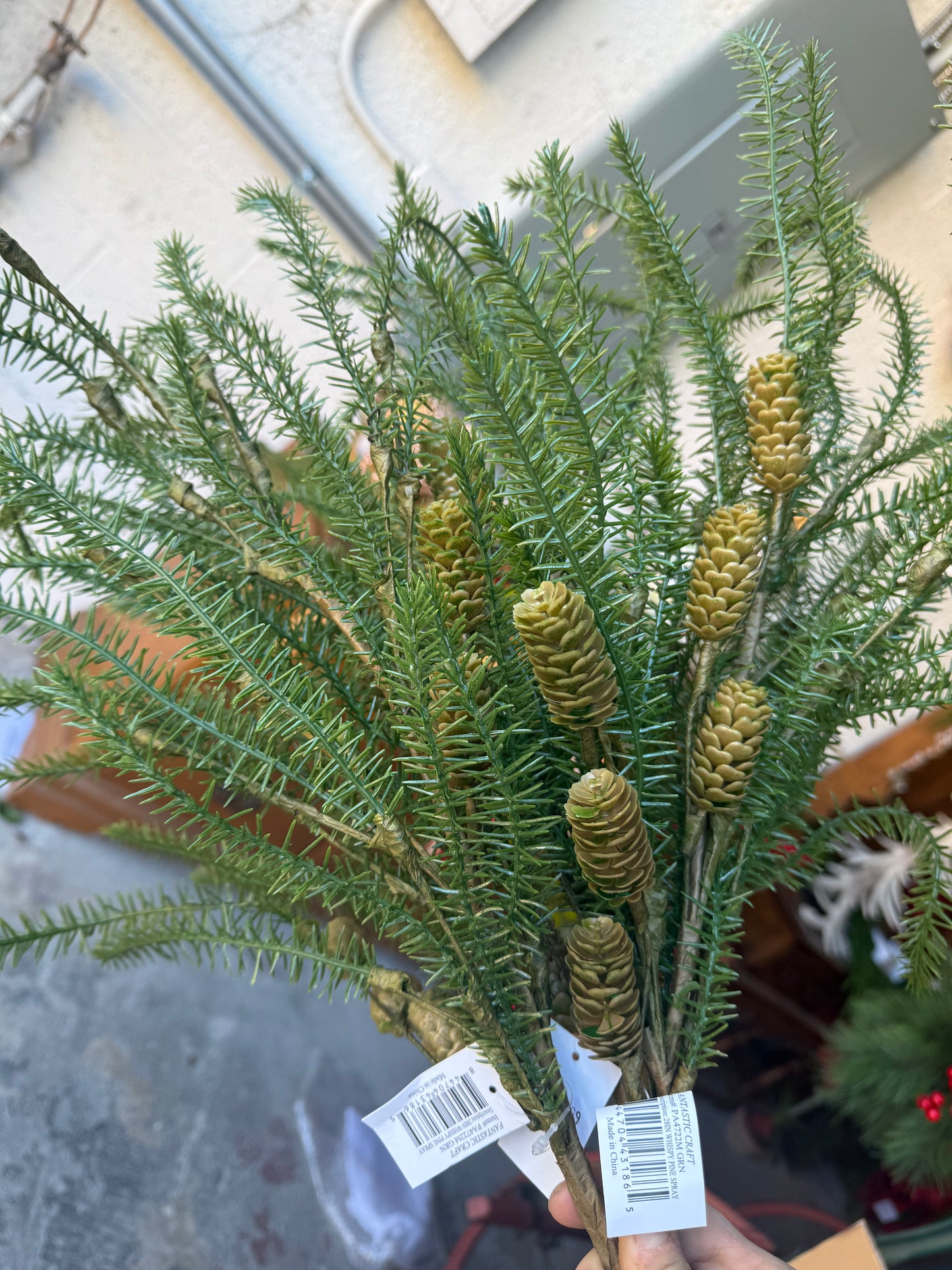 28” Whispy Pine Spray - Bundle of 3
