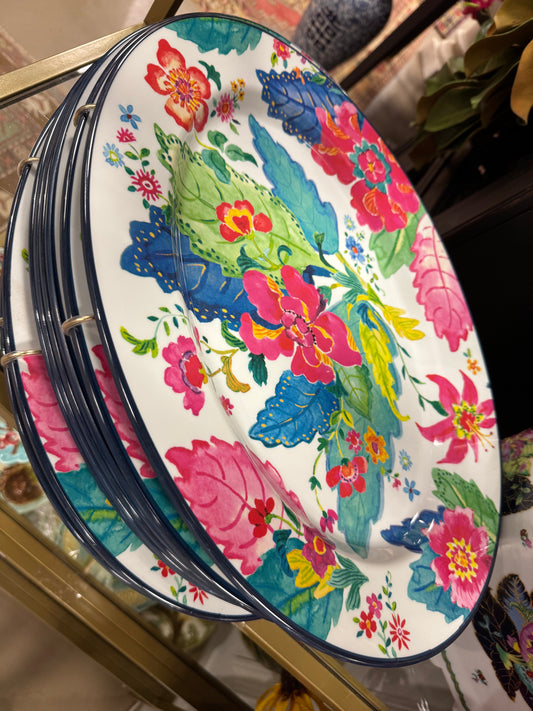 Tobacco Leaf Melamine Platter