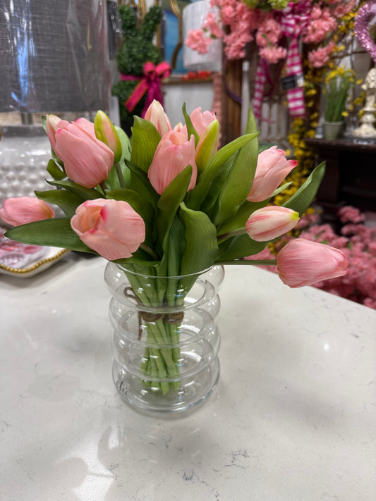 Pink Real Touch Tulip Bundle