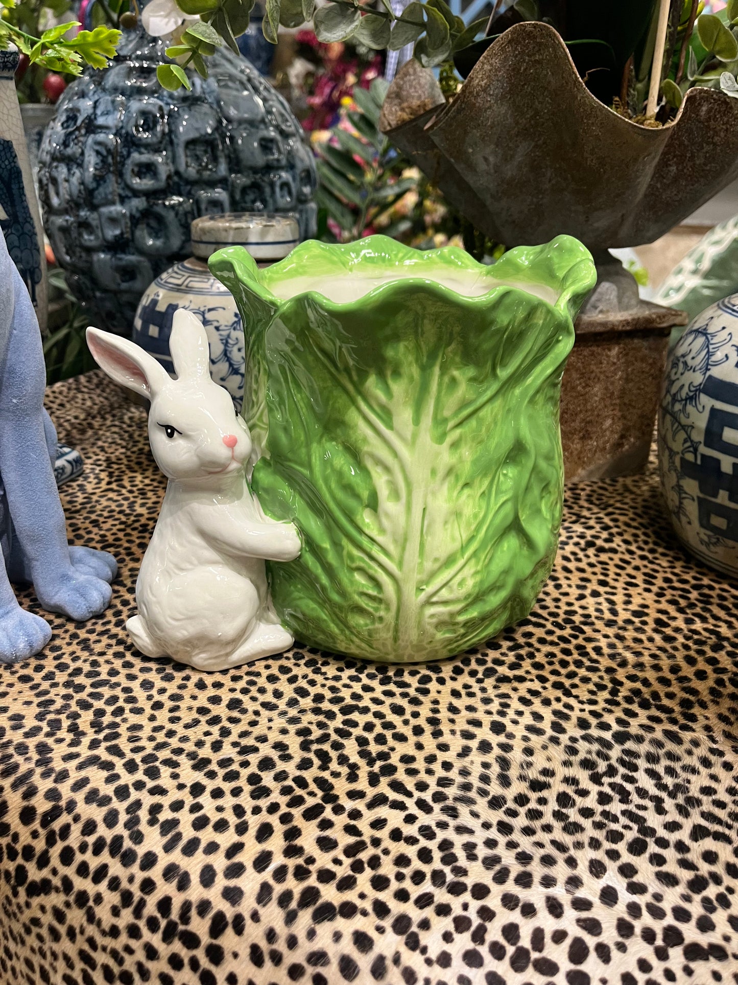 Cabbage Bunny Planter