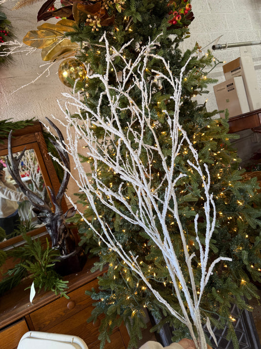 45” Snowy Twig