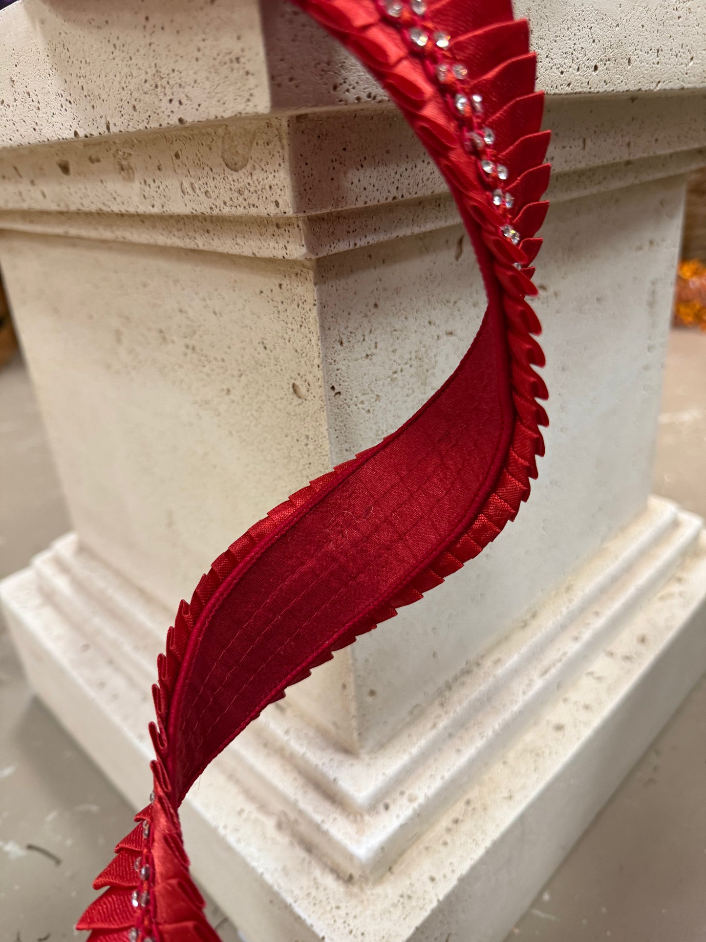 2” Red Celebration Sparkle Ribbon
