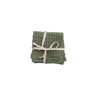SET of 3 Cotton Waffle Weave Dish Cloths