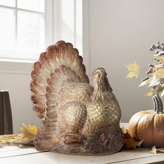 15” Resin Harvest Turkey