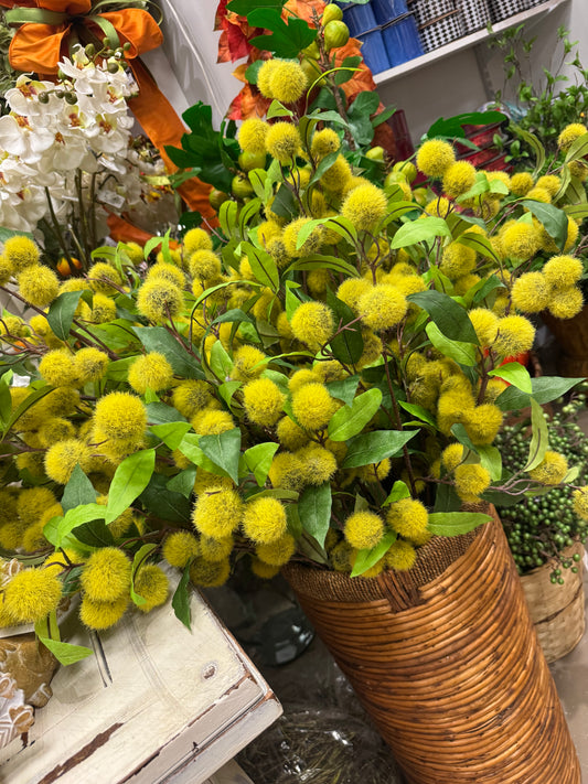 40” Chestnut & Foliage Spray