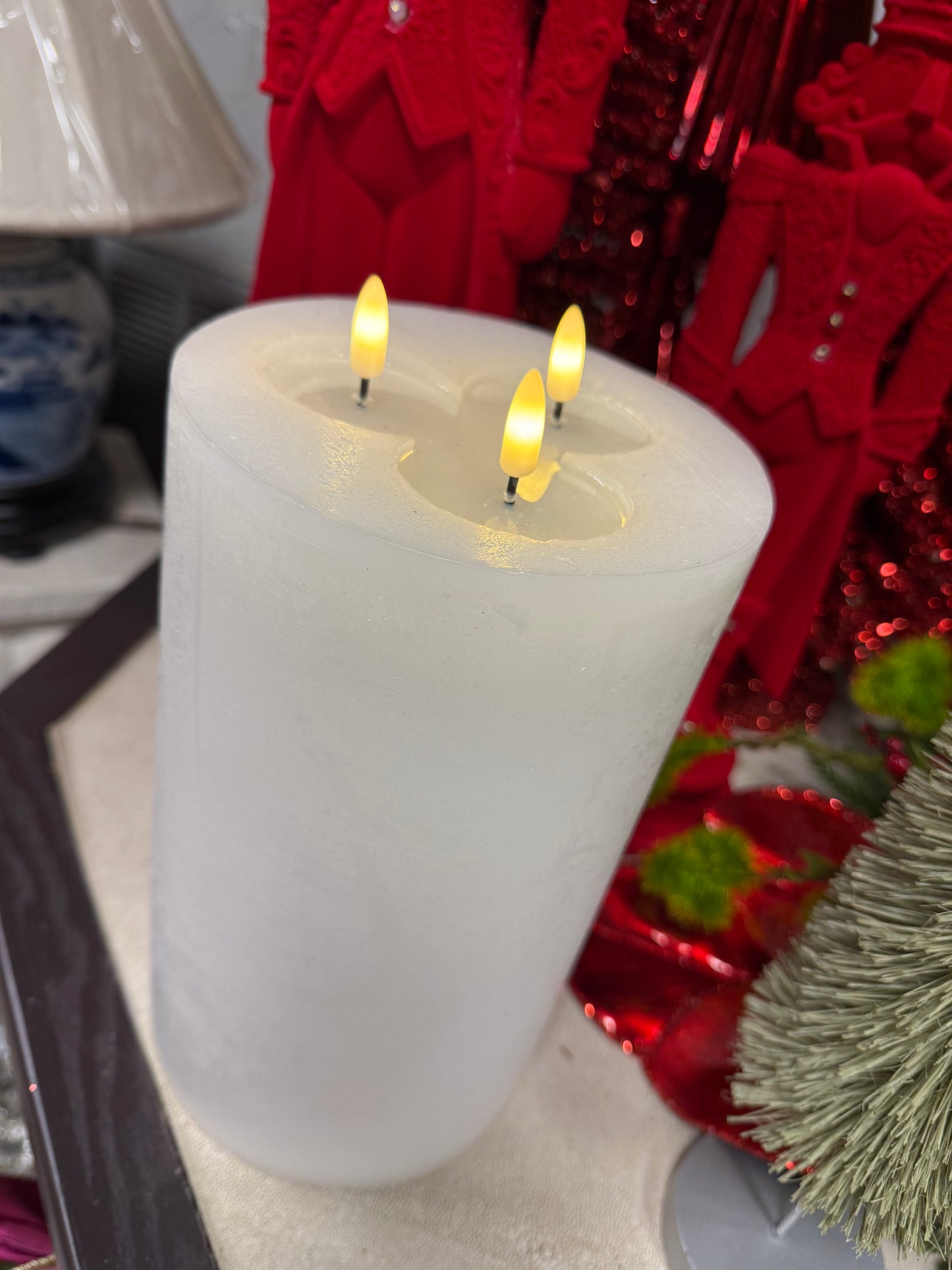 Real Feel Pillar Candle