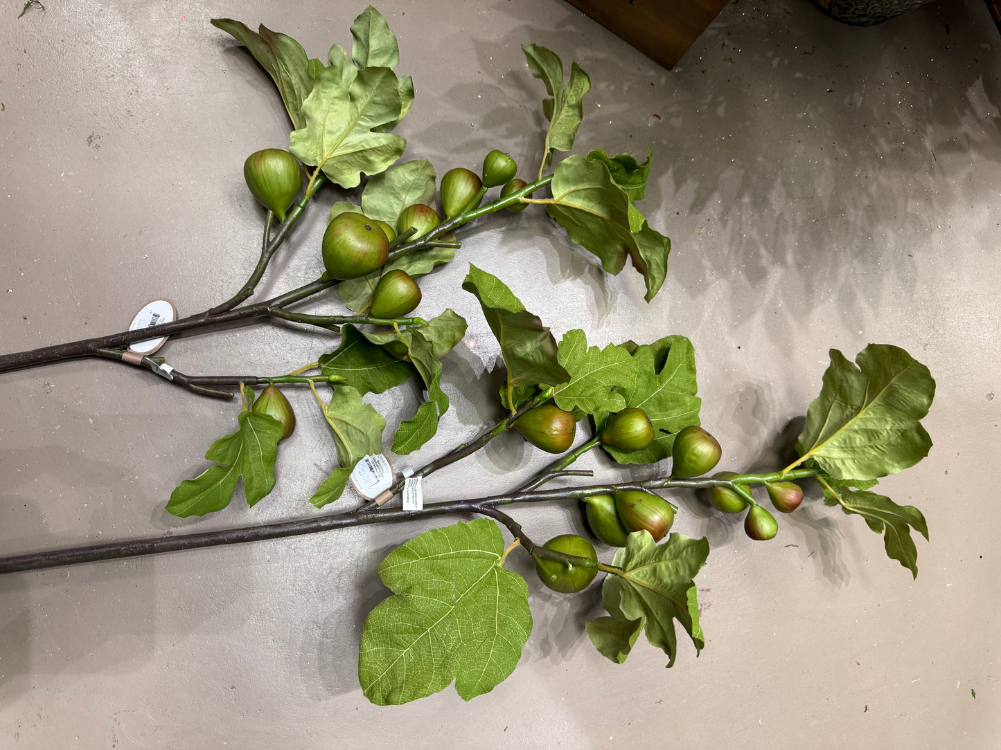 39” Fig Branch (Green-Burgundy)