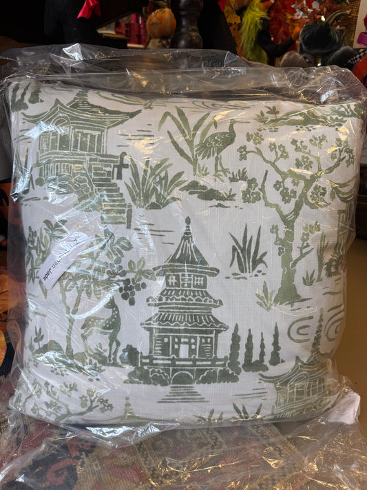 Zen Garden Jade Decorative Pillow