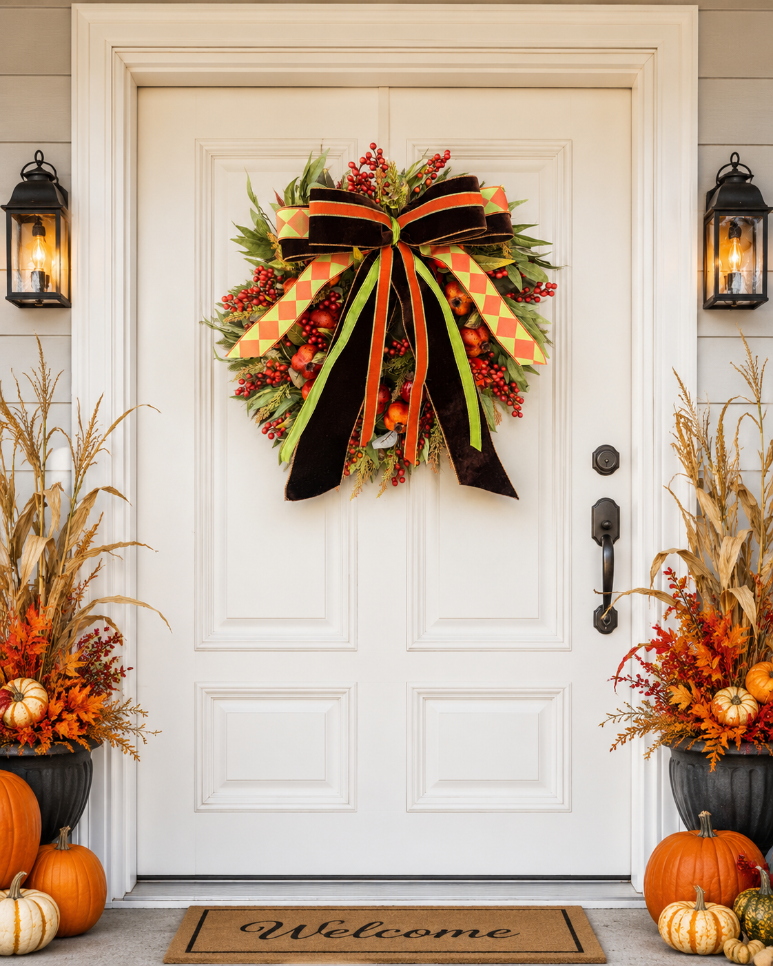 Pomegranate Harvest Luxe Wreath