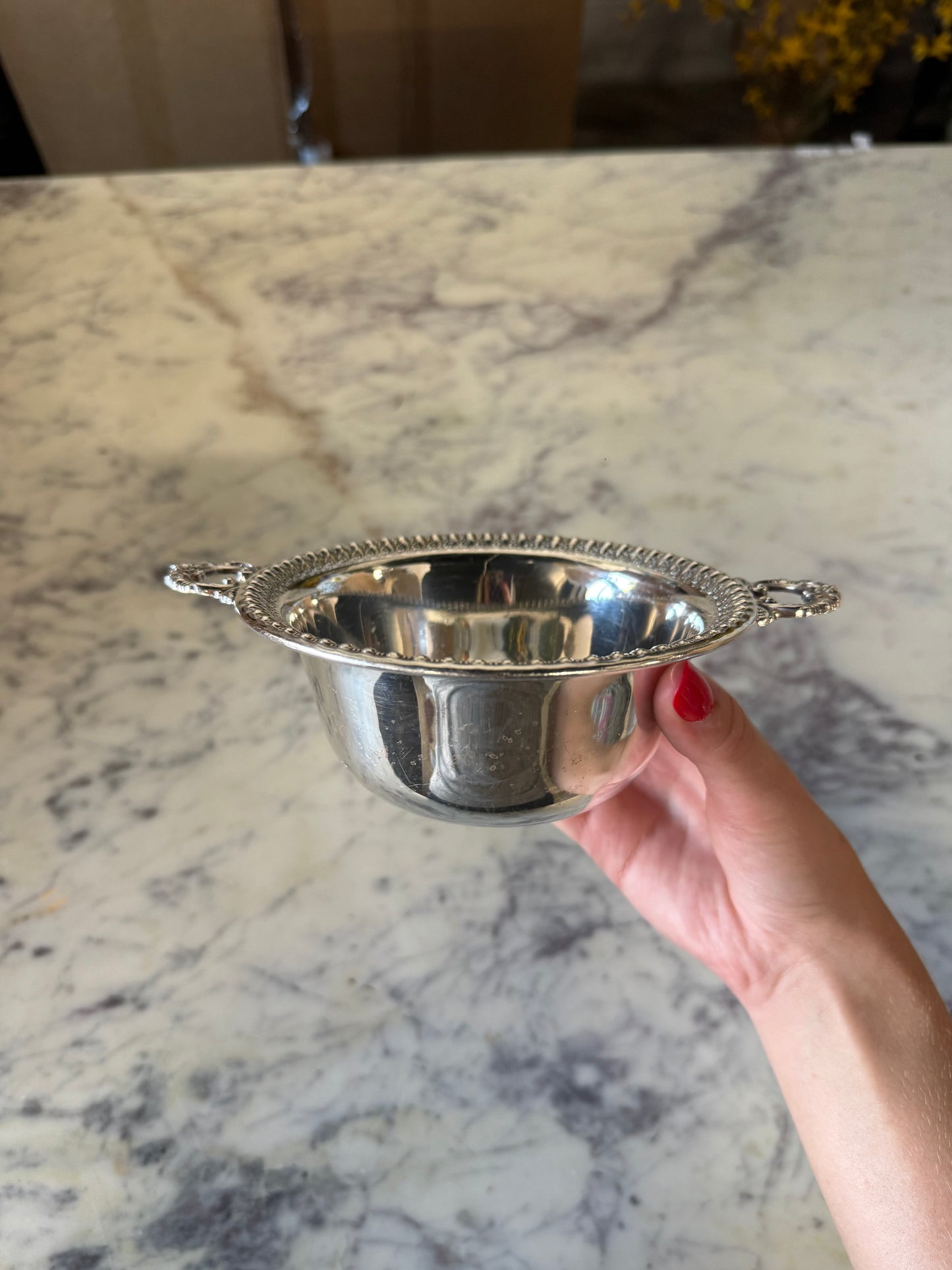 Vintage Wilcox Silver Plated Trinket Bowl