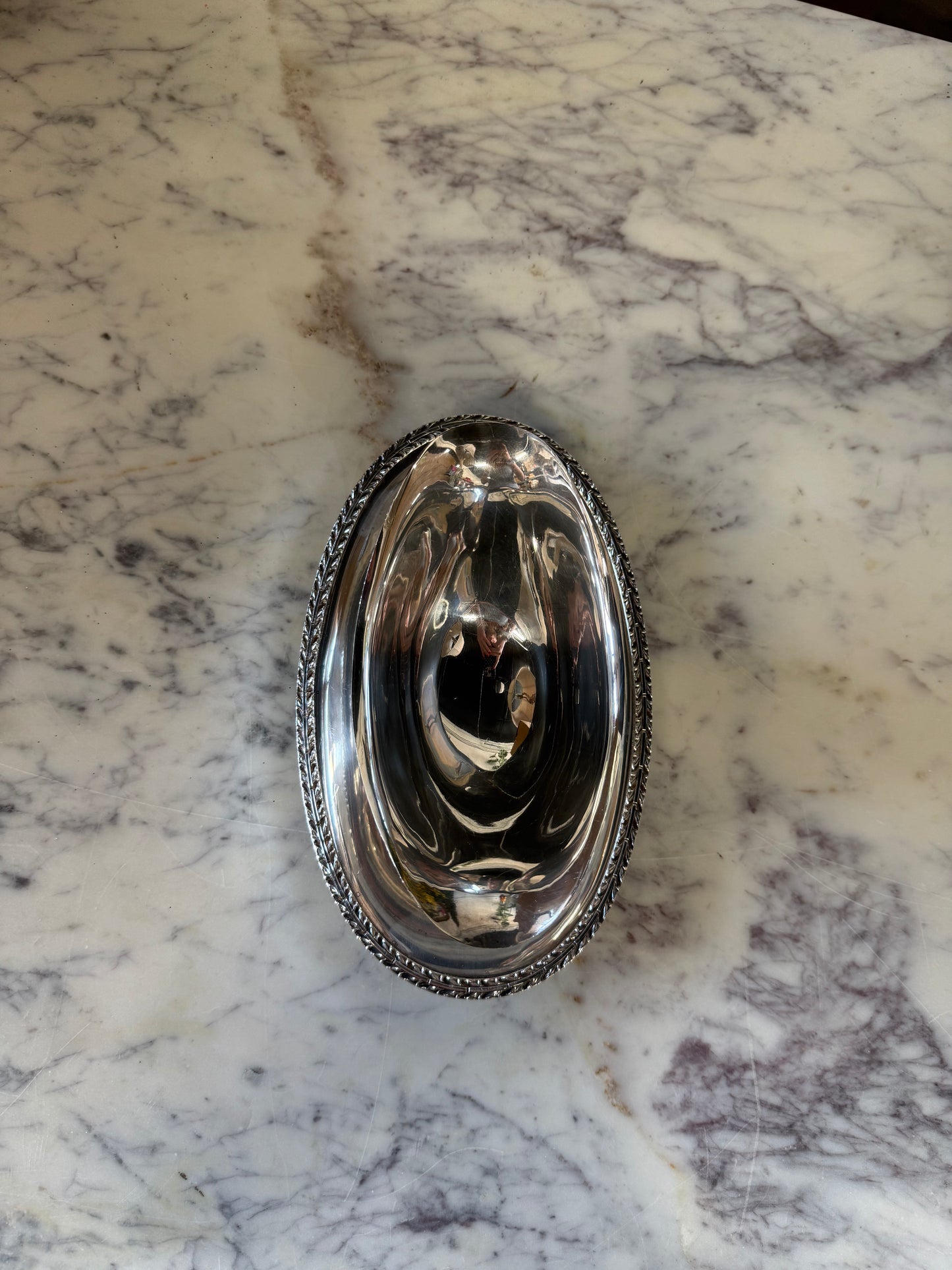 Vintage Silver Plated Gravy Boat