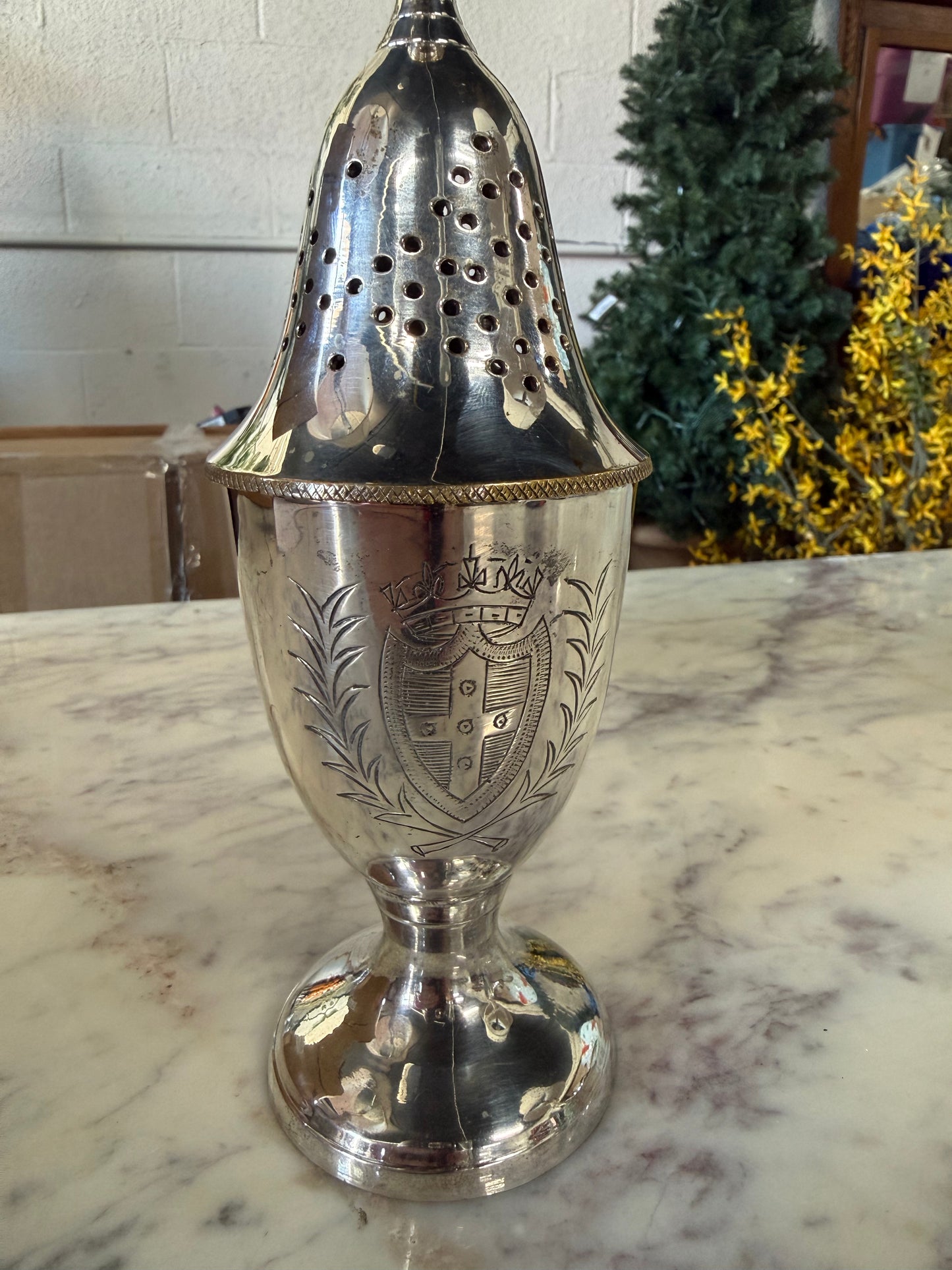 Vintage Silver Plated Sugar Shaker