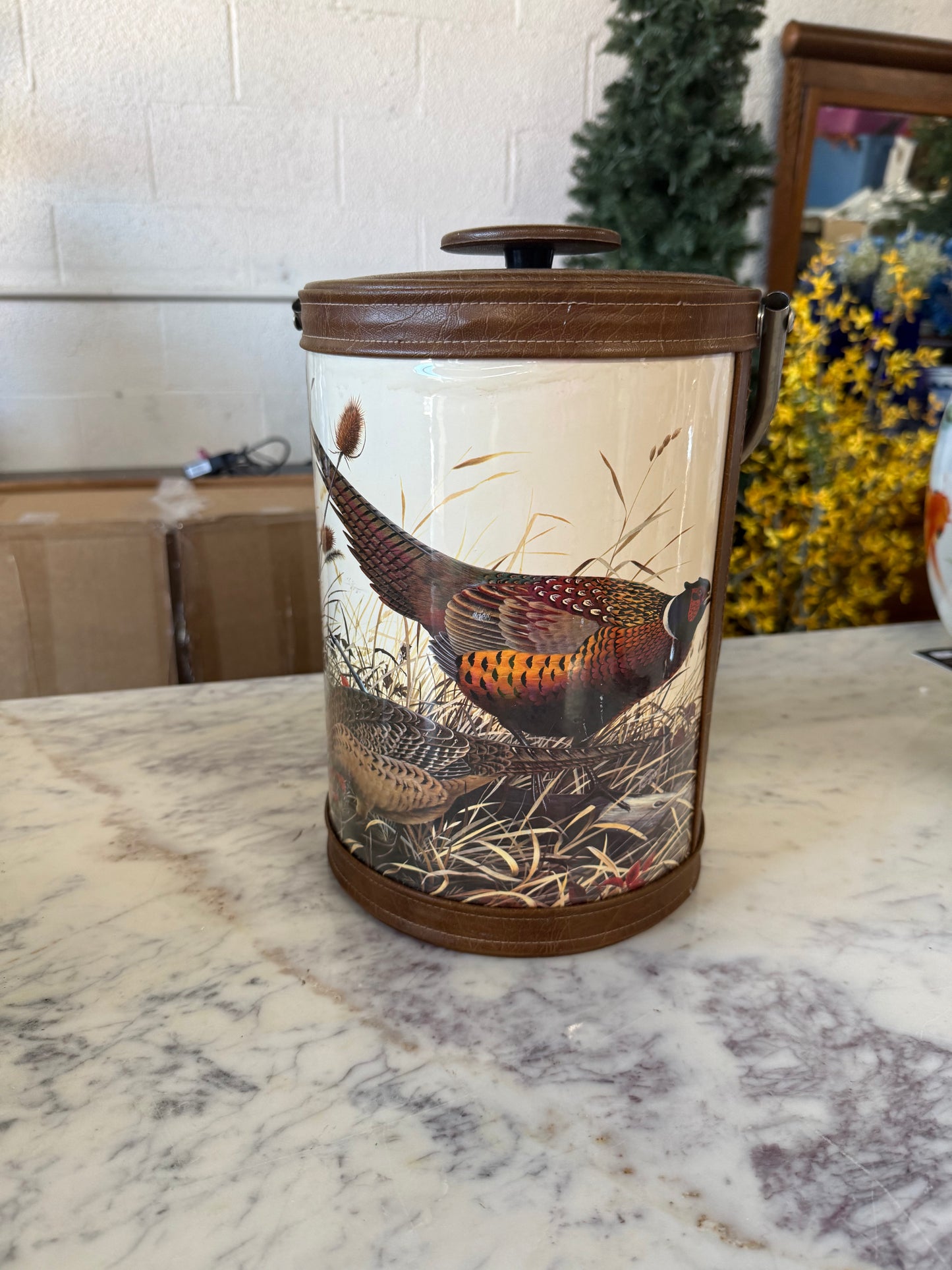 Vintage Pheasant Ice Bucket