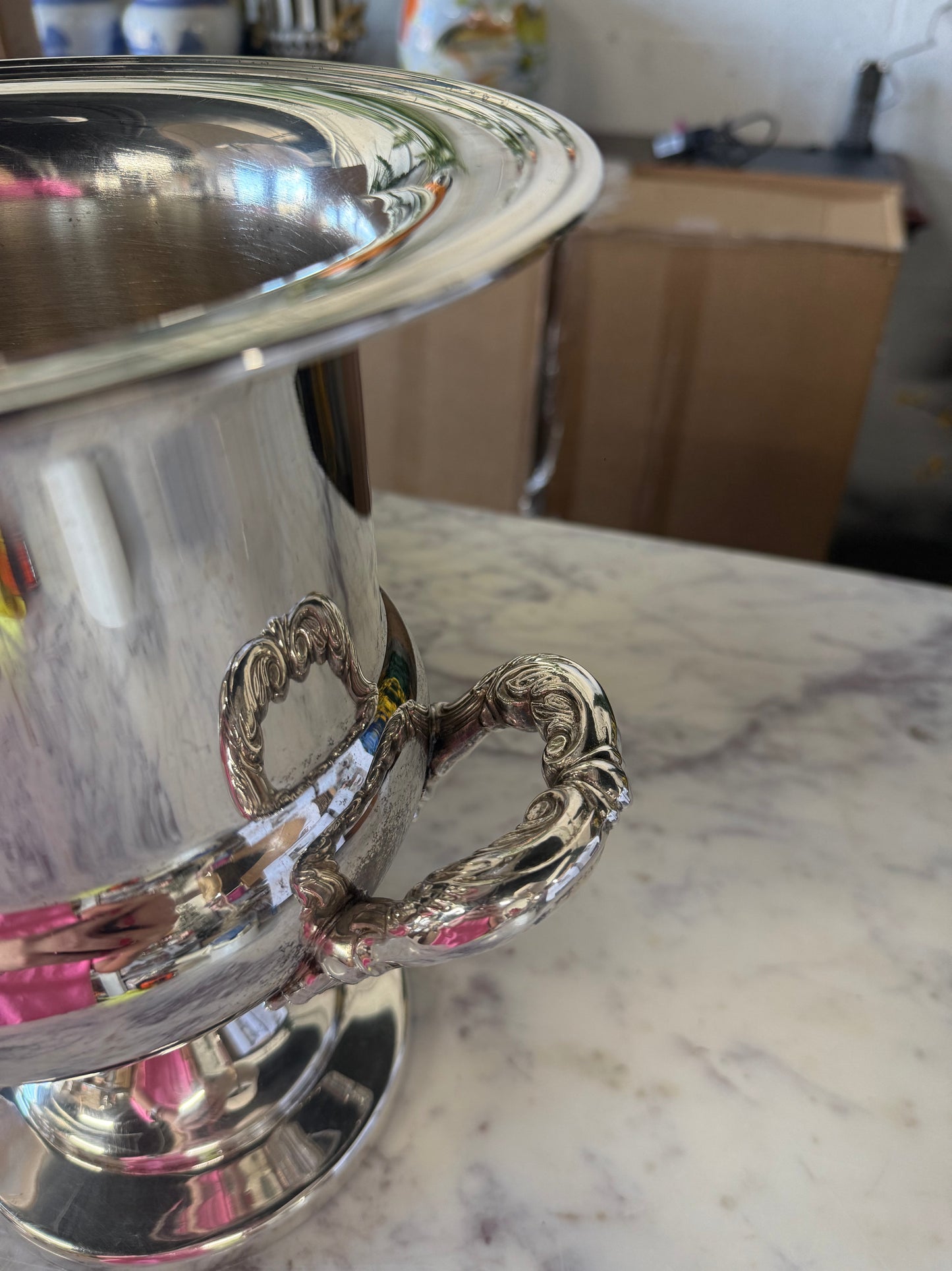 Vintage Silver Plated Champagne Bucket