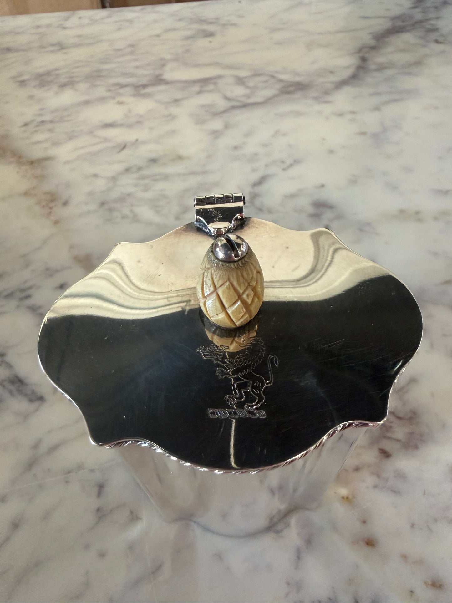 Vintage Silver Plated Trinket Box