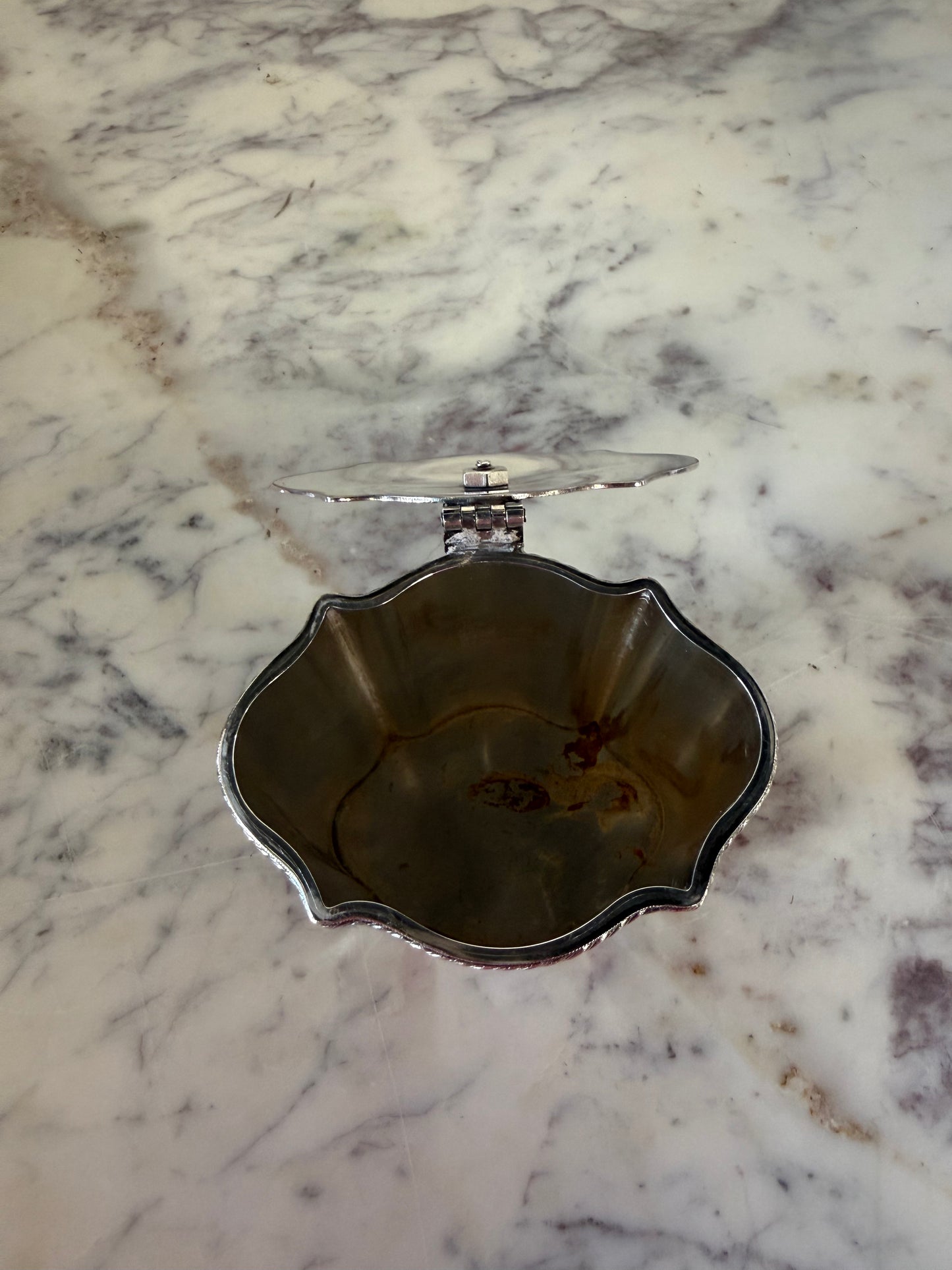 Vintage Silver Plated Trinket Box
