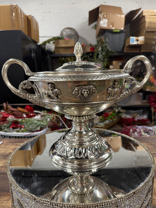 Vintage Silver Plated Trophy w/ Royal Details