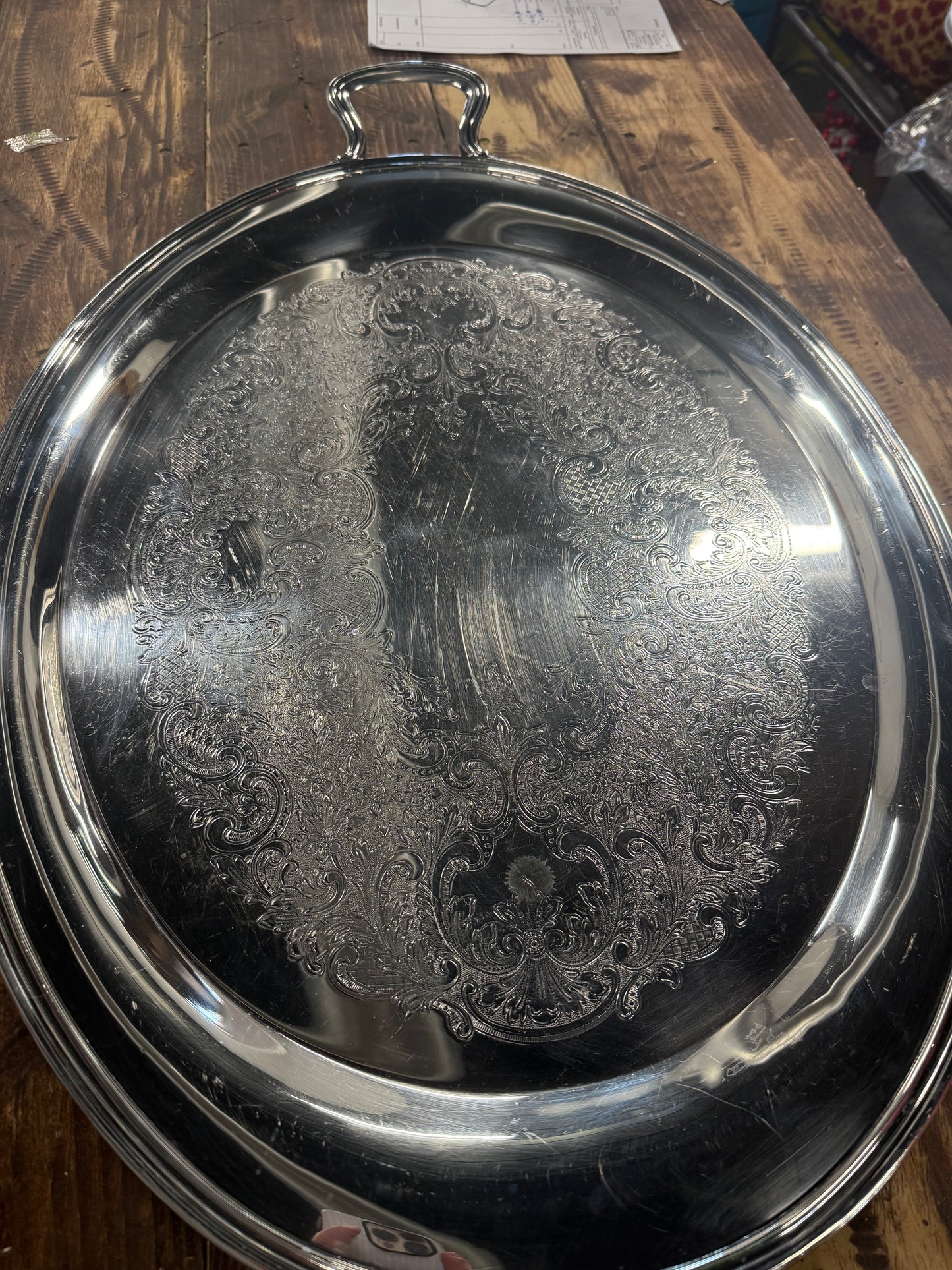 Vintage Silver Plated “Towle” Large Serving Platter