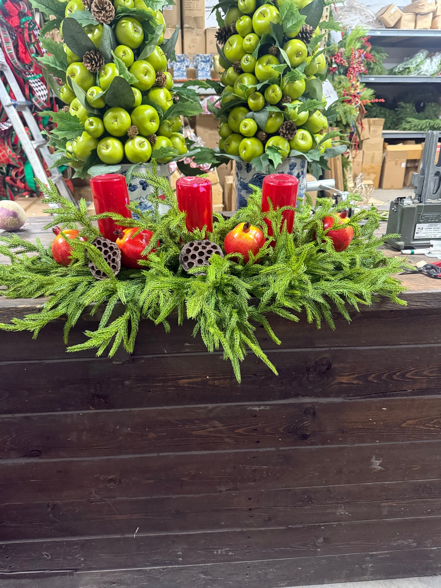 Norfolk Island Pine Centerpiece