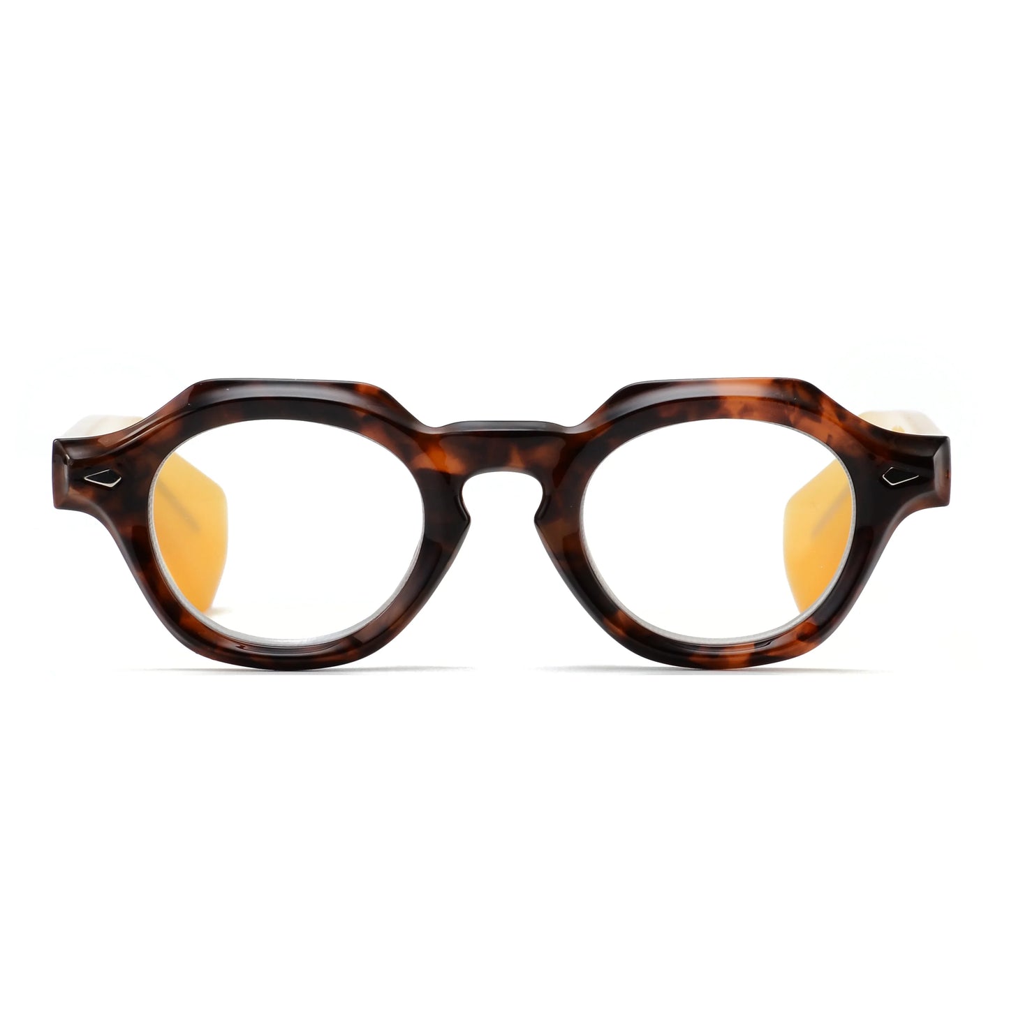 Reading Glasses: Tortoise/Yellow Temples