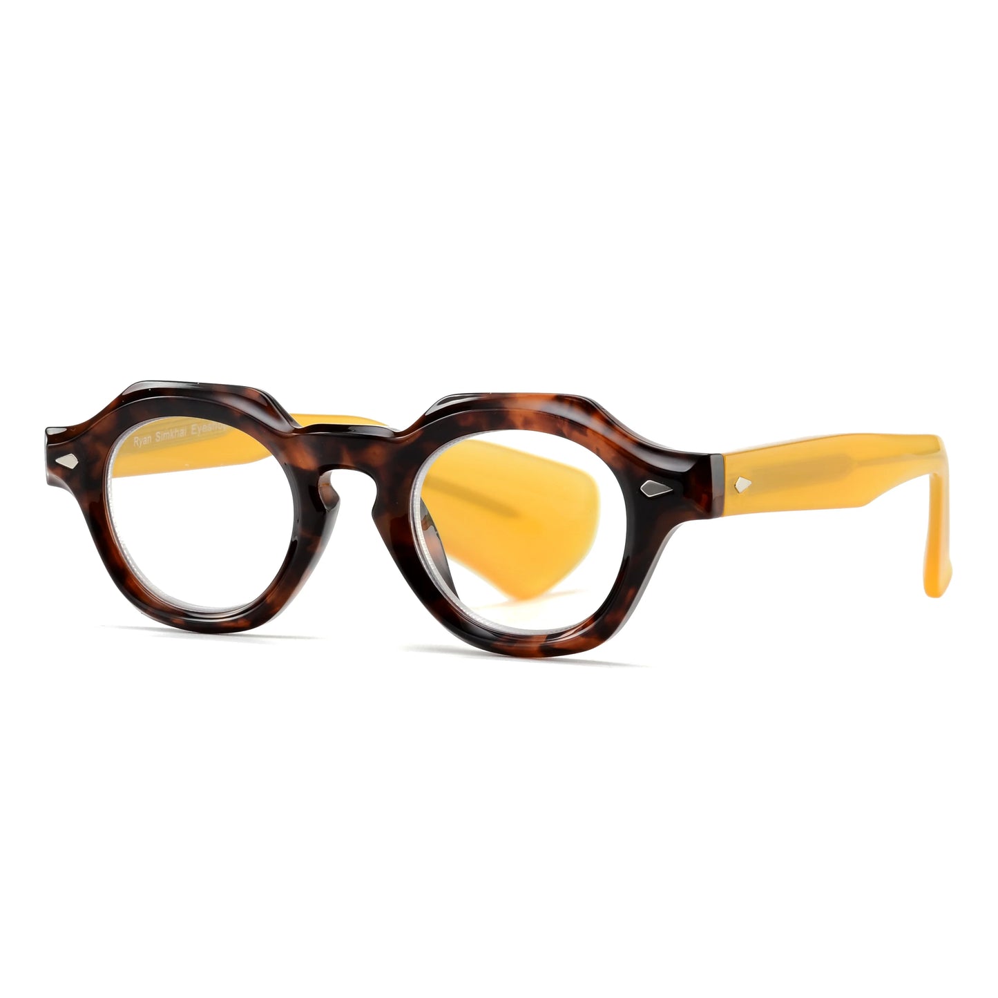 Reading Glasses: Tortoise/Yellow Temples