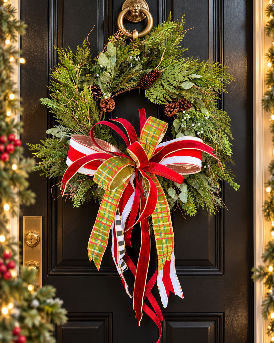 Christmas Estate Evergreen Wreath