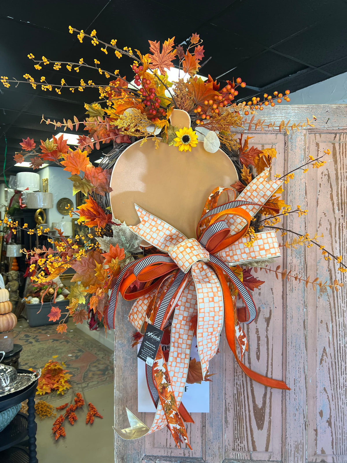 Amber Fields of Autumn Wreath 1 of 1