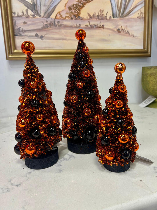 Halloween Sisal Tree- Set of 3